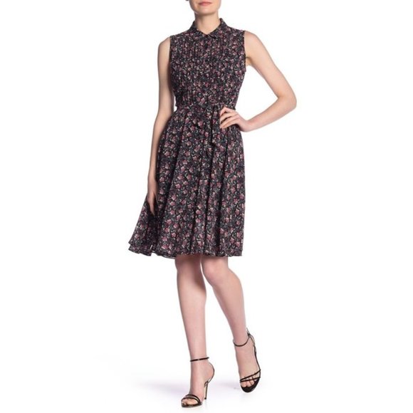 Nanette Lepore Dresses & Skirts - Nanette Lapore floral button front shirt dress, 14